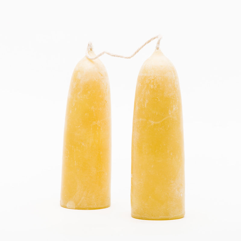 Organic Beeswax Stubby Candles