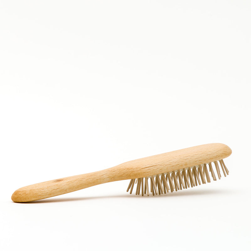 Beech & Wooden Pin Hairbrush