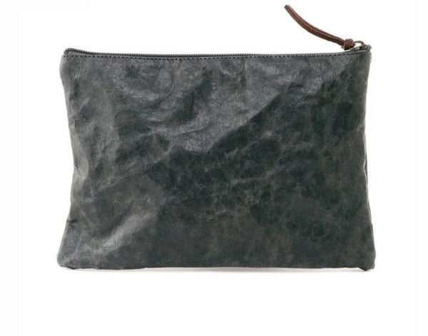 Large Gimi Clutch Dark Grey