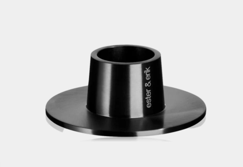 Nordic Black Brass Candle Holder Box of 2