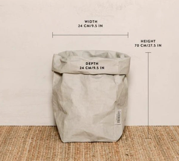 Paper Bag Grey Extra Large