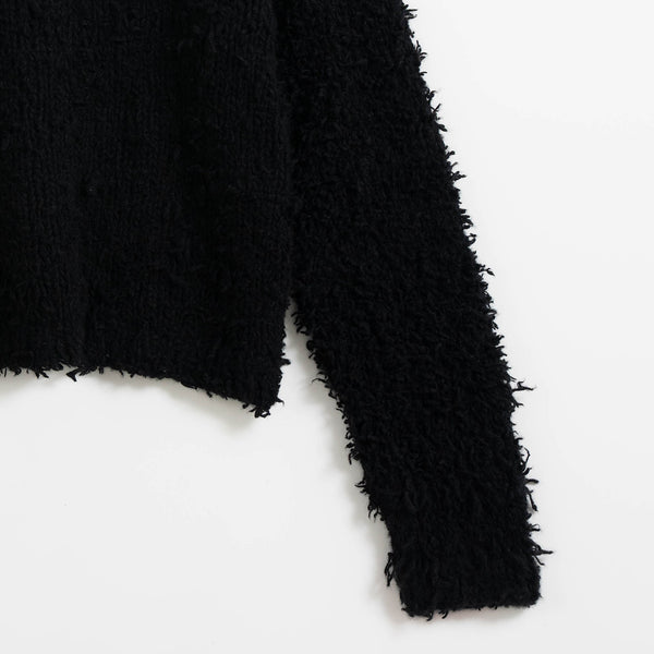 Zero Waste Handknitted Cashmere Sweater Black