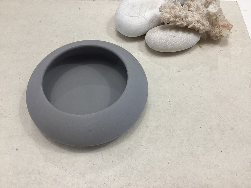 Small Grey Concrete Bowl