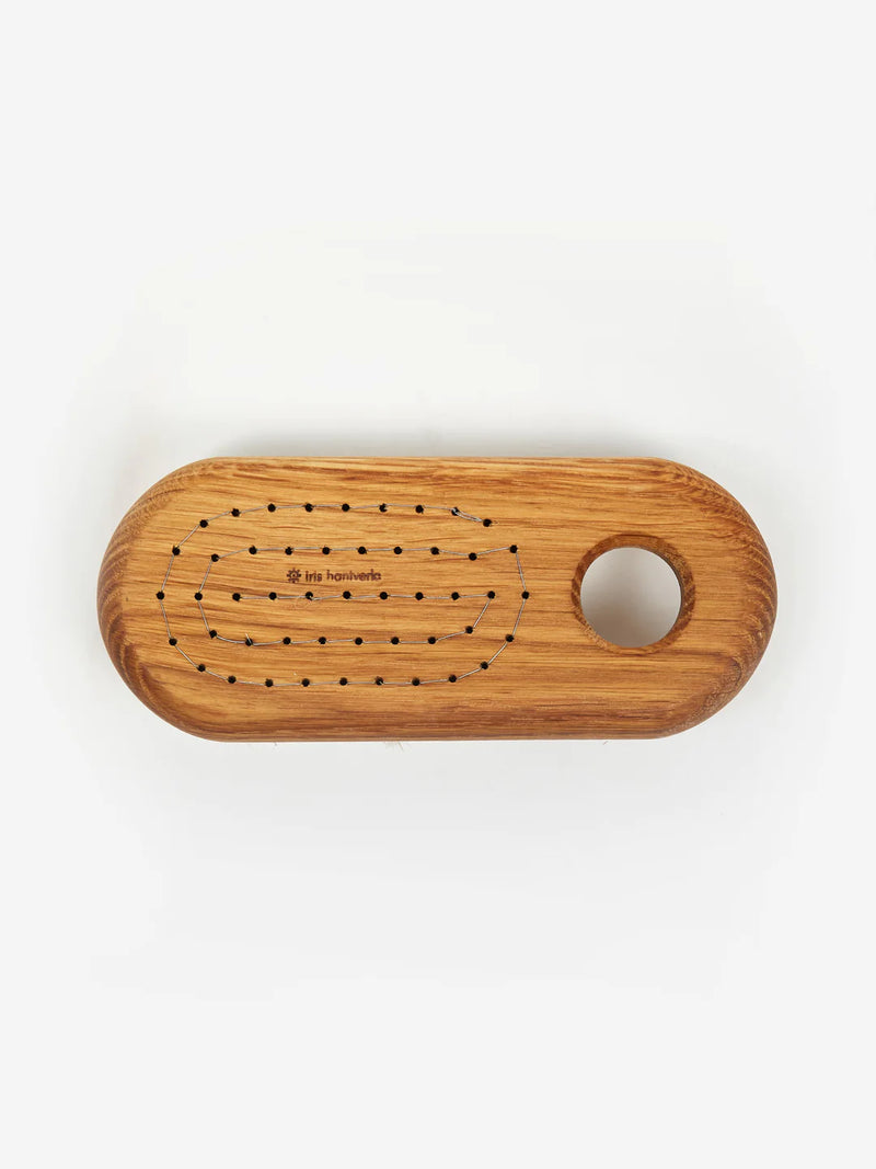 Oiled Oak Bath Brush With Handle