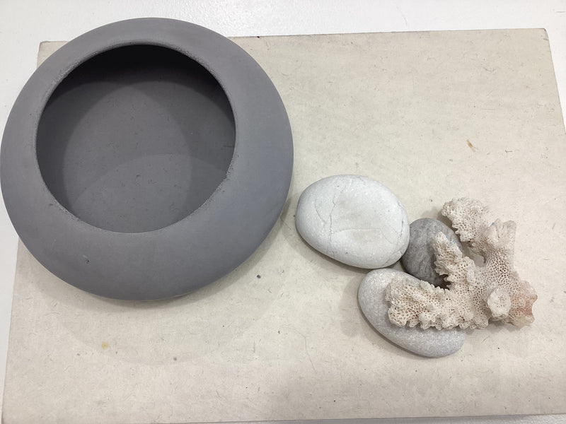 Grey Concrete Bowl