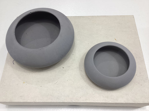 Small Grey Concrete Bowl