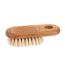 Oiled Oak Bath Brush With Handle