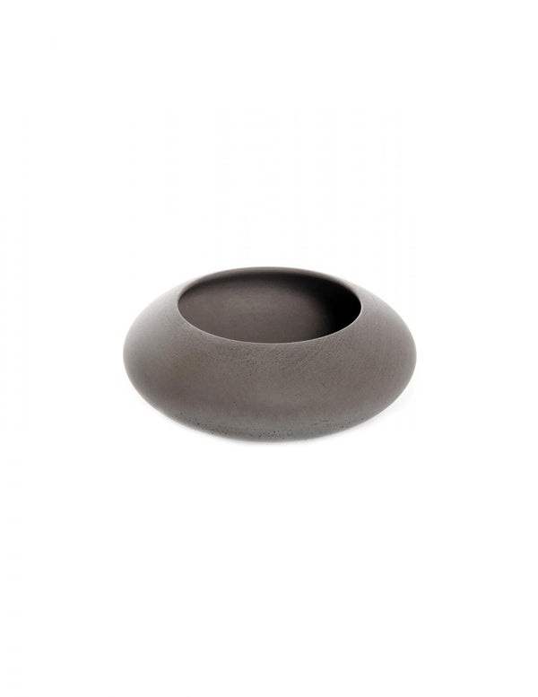 Small Dark Grey Concrete Bowl