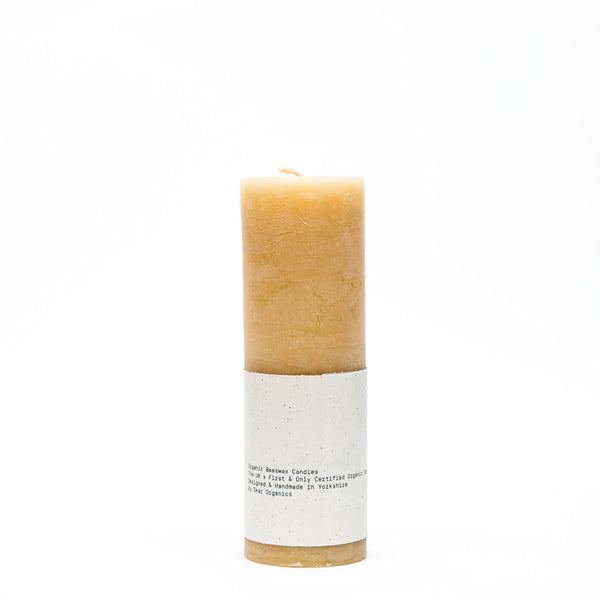 Organic Beeswax Handmade Pillar Candles 150mm