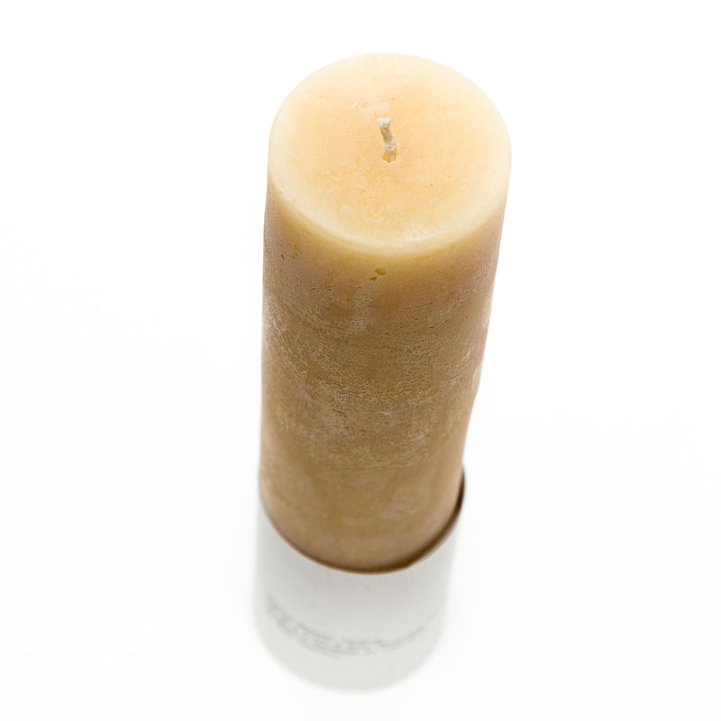 Organic Beeswax Handmade Pillar Candles 200mm