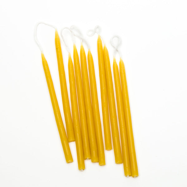 Natural Beeswax Birthday Candles