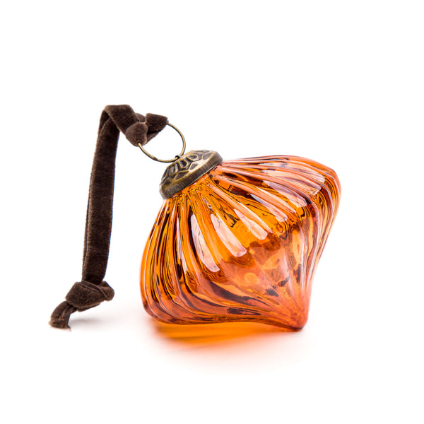 Ribbed Glass Bauble
