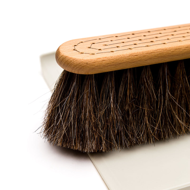 Stylish White Dust Pan & Brush Set