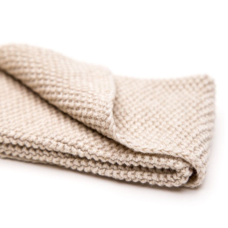 Household Cloth Beige Purl Stitch