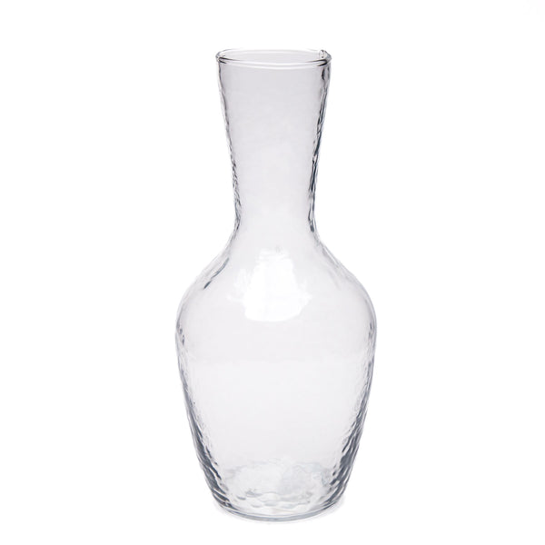 Hammered Glass Carafe