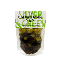 Silver & Green Rosemary & Garlic Mixed Olives