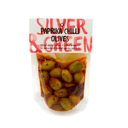 Silver & Green Paprika, Chilli Mixed Olives