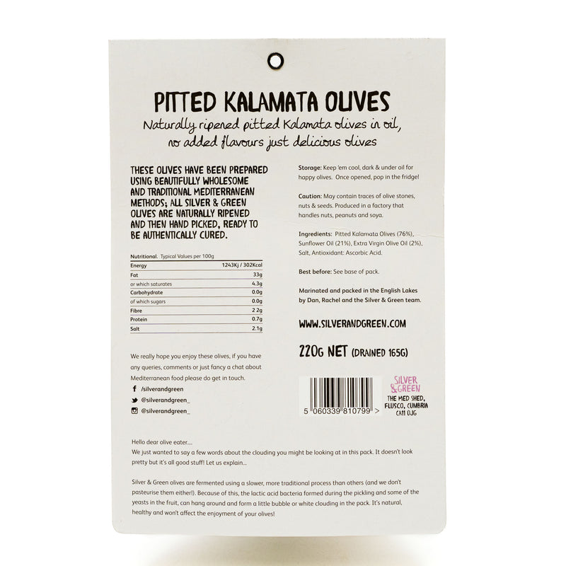Silver & Green Kalamata Black Olives