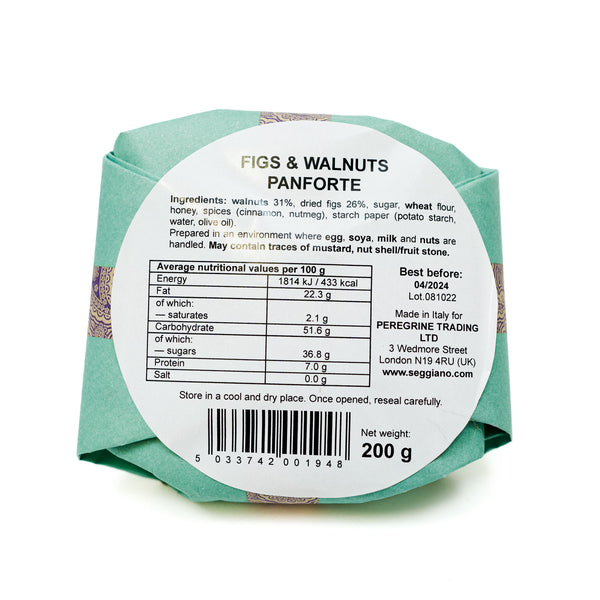 Fig & Walnut Panforte 200g