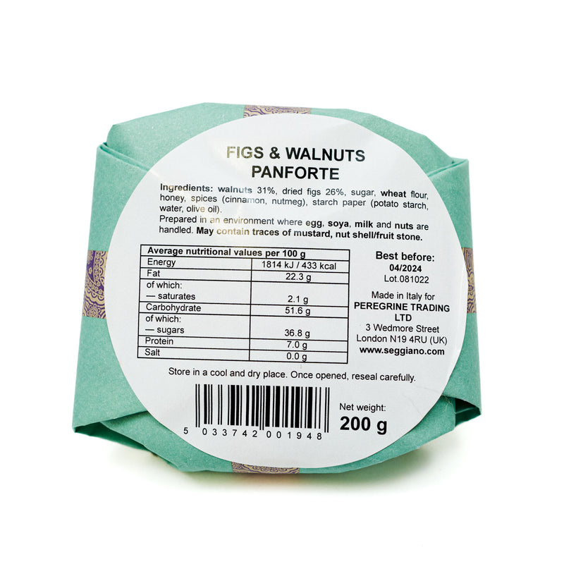 Fig & Walnut Panforte 200g