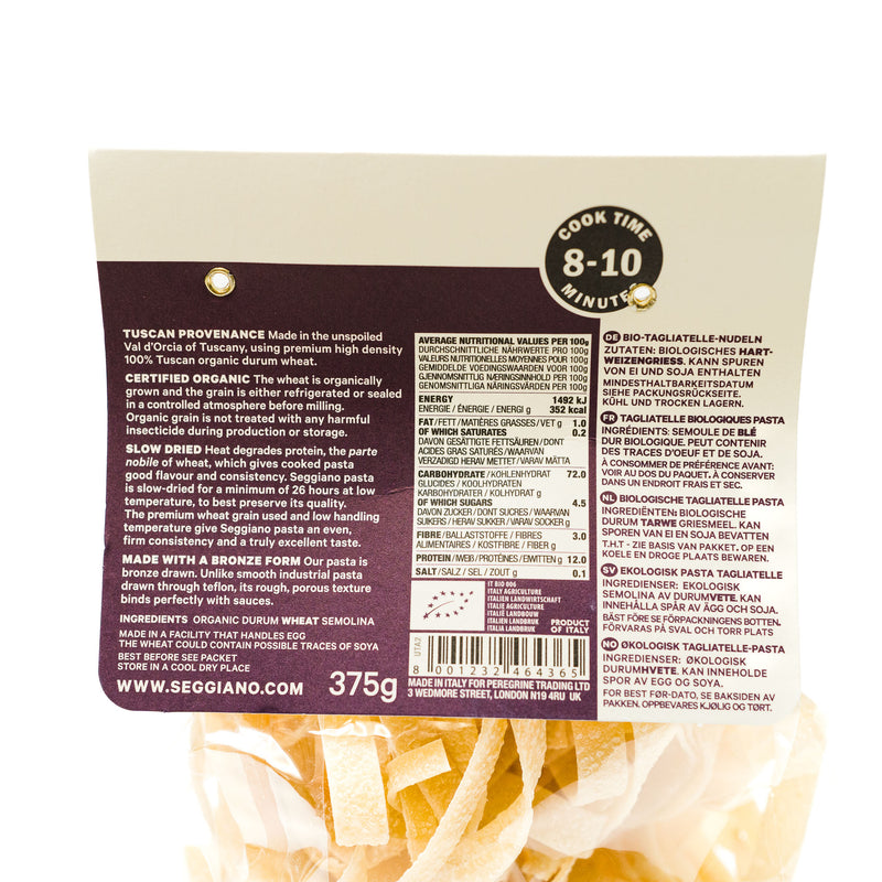 Seggiano Organic Tagliatelle 375g