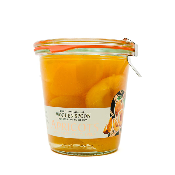 Apricots With Amaretto In Weck Jar