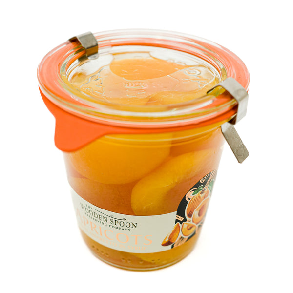 Apricots With Amaretto In Weck Jar