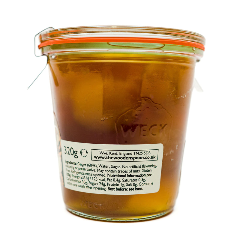 Whole Stem Ginger & Syrup In Weck Jar