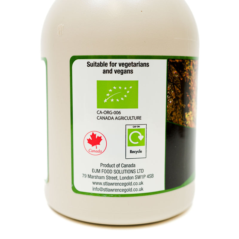 Organic Grade A Maple Syrup 1L