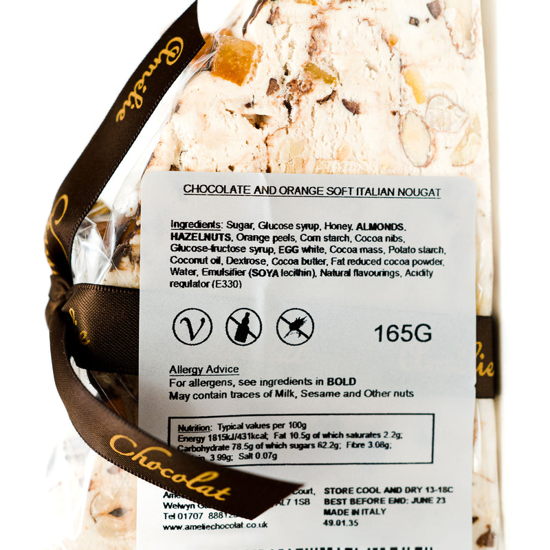Orange & Chocolate Soft Italian Nougat