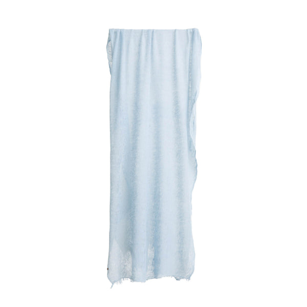 Felted Cashmere Scarf Mist Blue