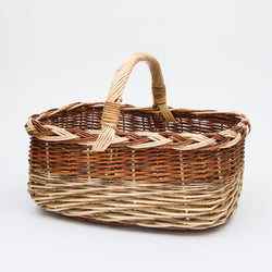 Short Handled French Willow Pleat Shopper