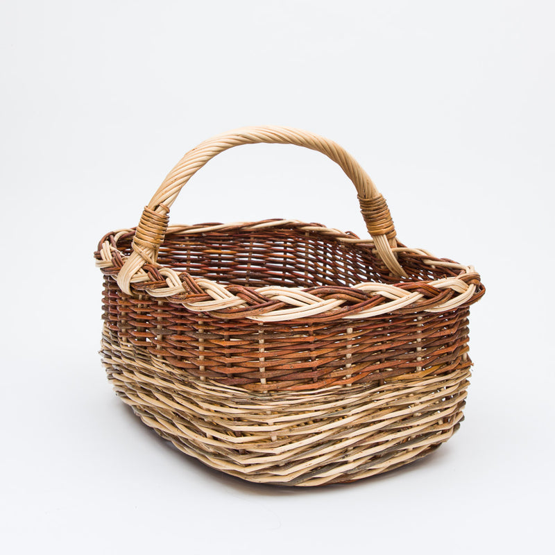Short Handled French Willow Pleat Shopper