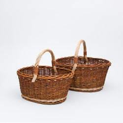 The Little Red Willow Cuddy Basket