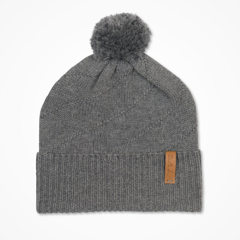 Merino Wool Pom Pom Hat