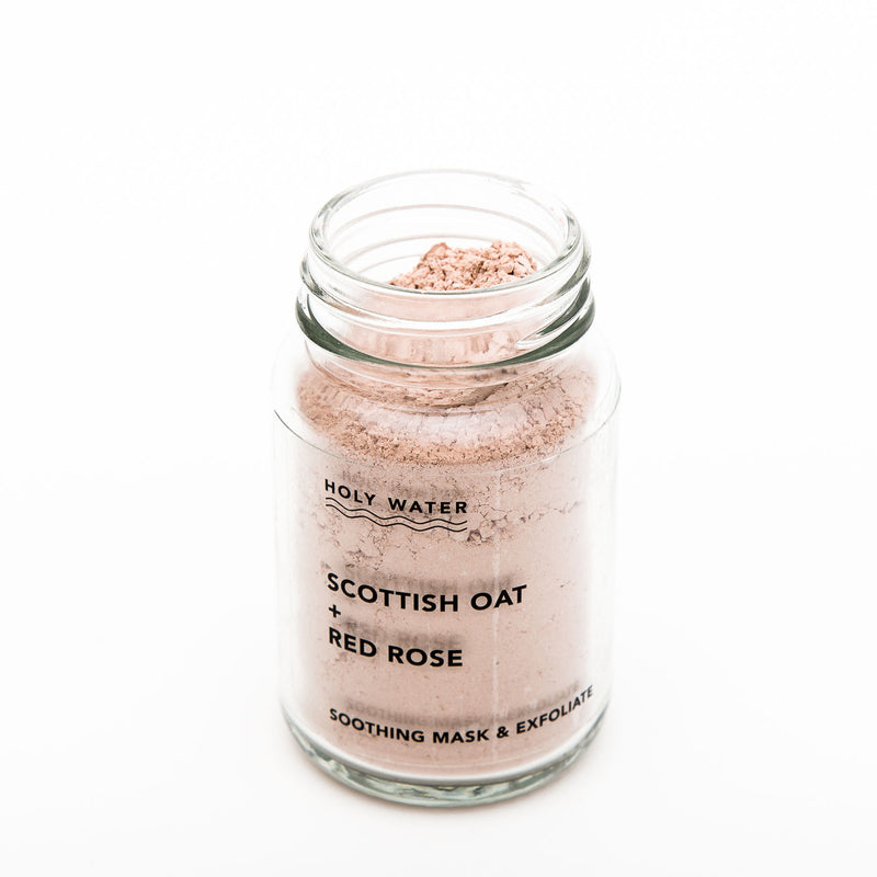 Scottish Oat & Red Rose Face Mask