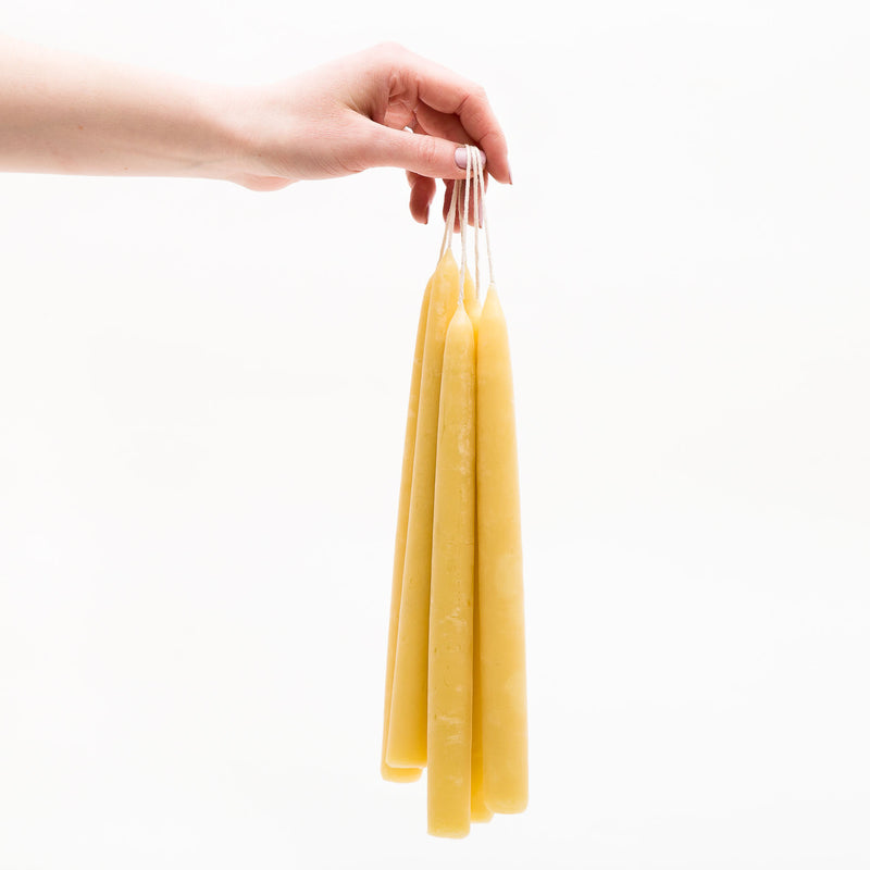 Organic Beeswax Taper Candles Box