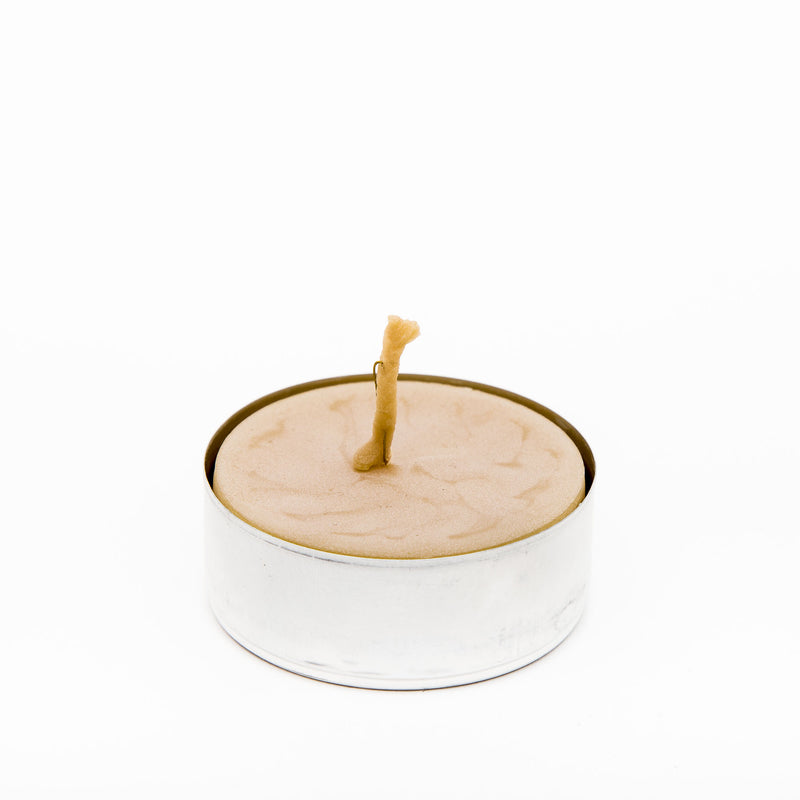 Small Beeswax Tea Candle