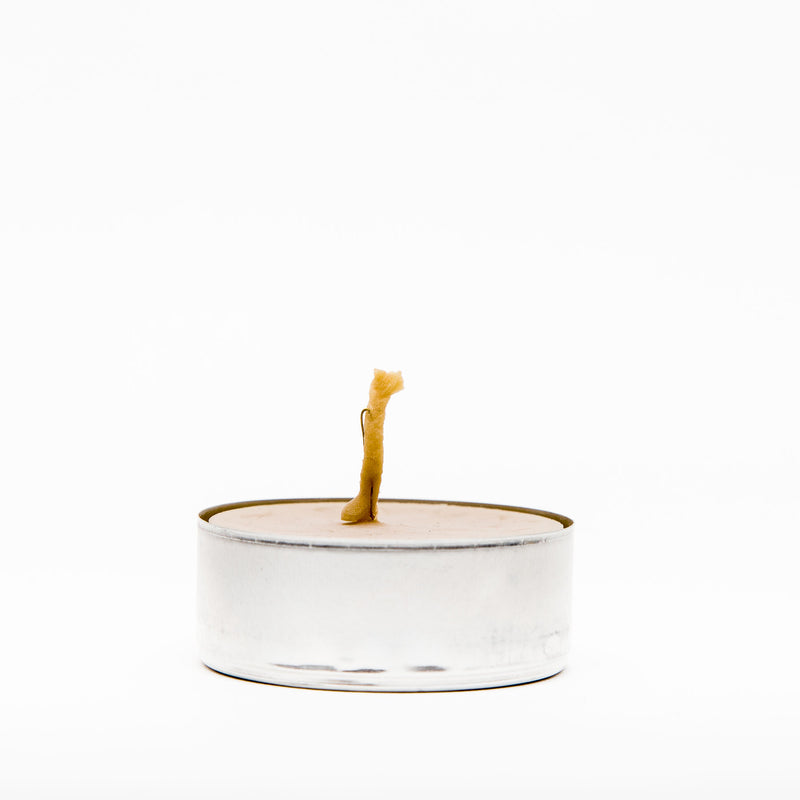 Small Beeswax Tea Candle