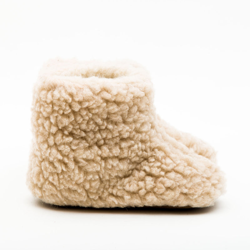 Natural Pink Child Mountain Slipper Boots