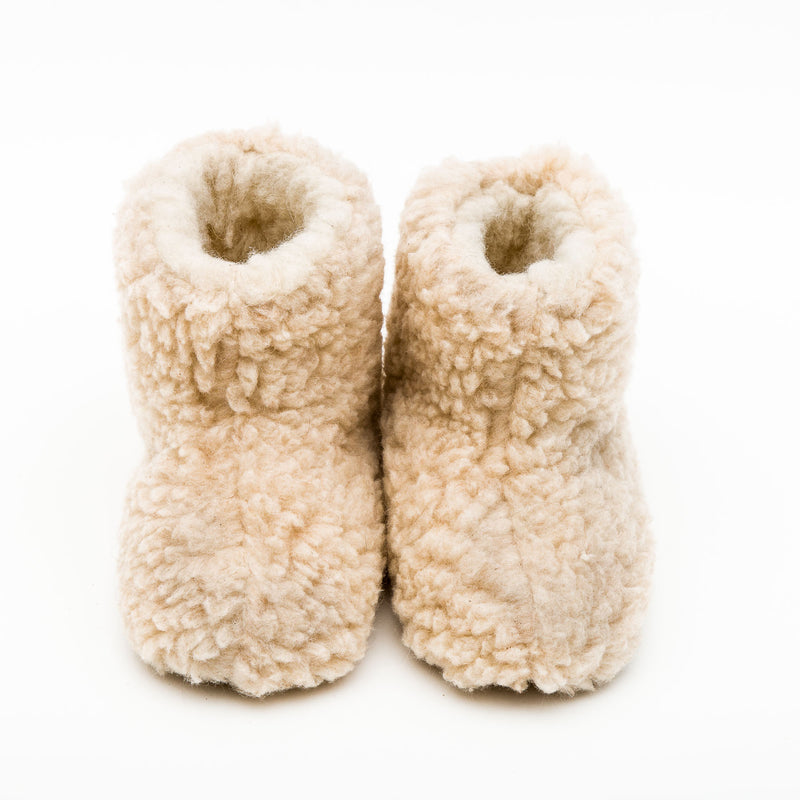 Natural Pink Child Mountain Slipper Boots