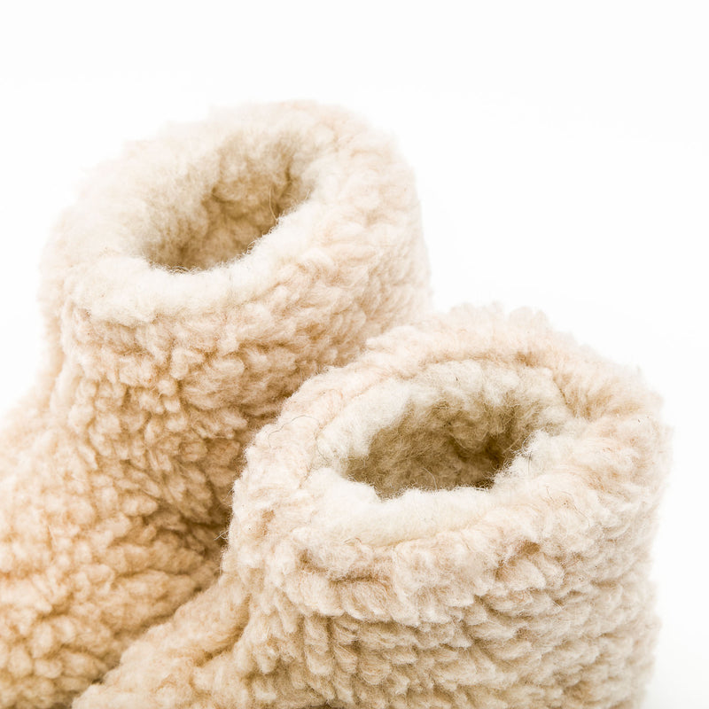 Natural Pink Child Mountain Slipper Boots