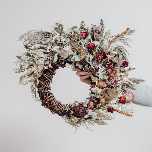 Silesian Meadow Dried Floral Wreath