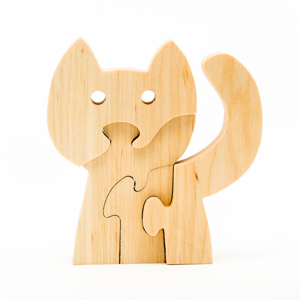 Wooden Cat Puzzle