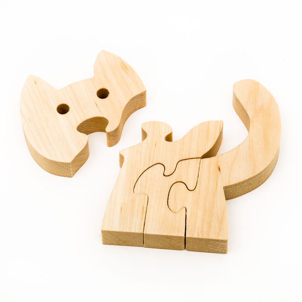 Wooden Cat Puzzle