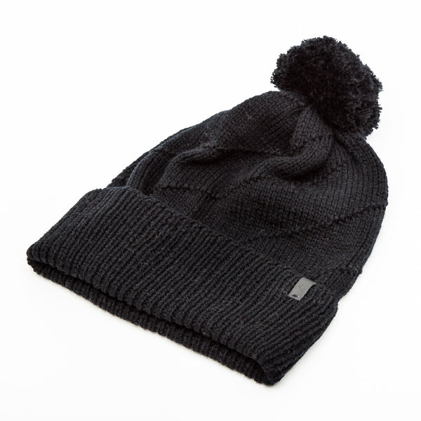 Merino Wool Pom Pom Hat