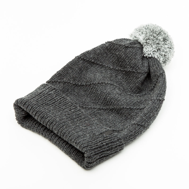 Merino Wool Pom Pom Hat