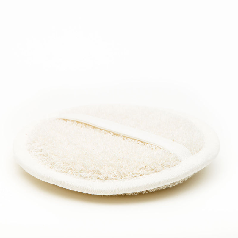 Large Linen Loofah Natural Cream