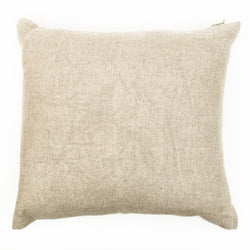 Oat Colour Large Natural Linen Cushion
