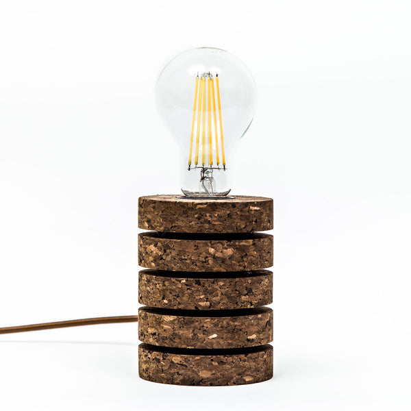 Dark Cork & Brass Desk Stack